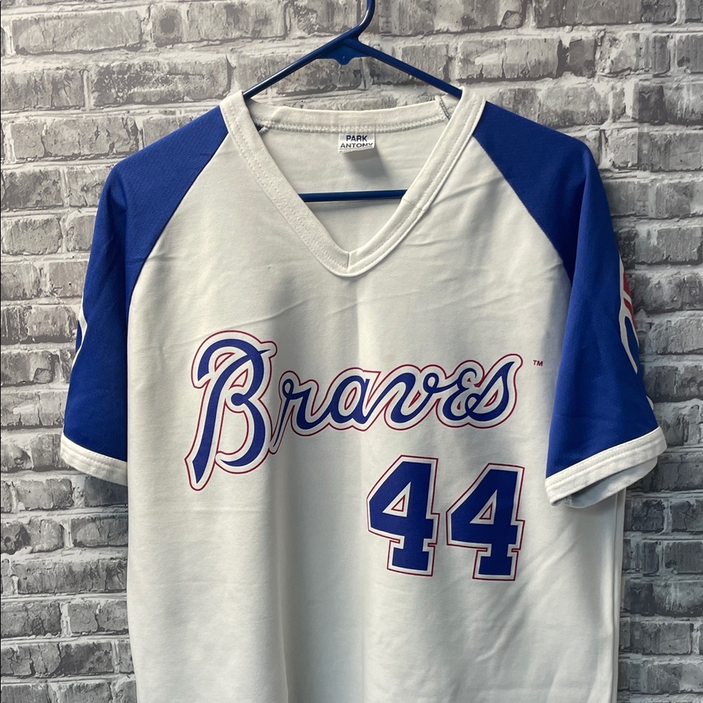Braves White and Blue Jersey‎